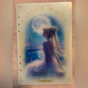 🆕 Sailor Moon Tsukino Usagi Acrylic Binder/Notebook